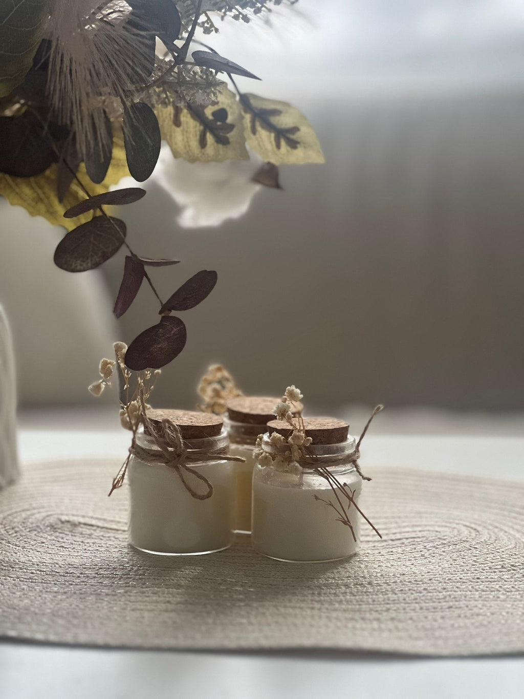 Bougie décorative à bulles