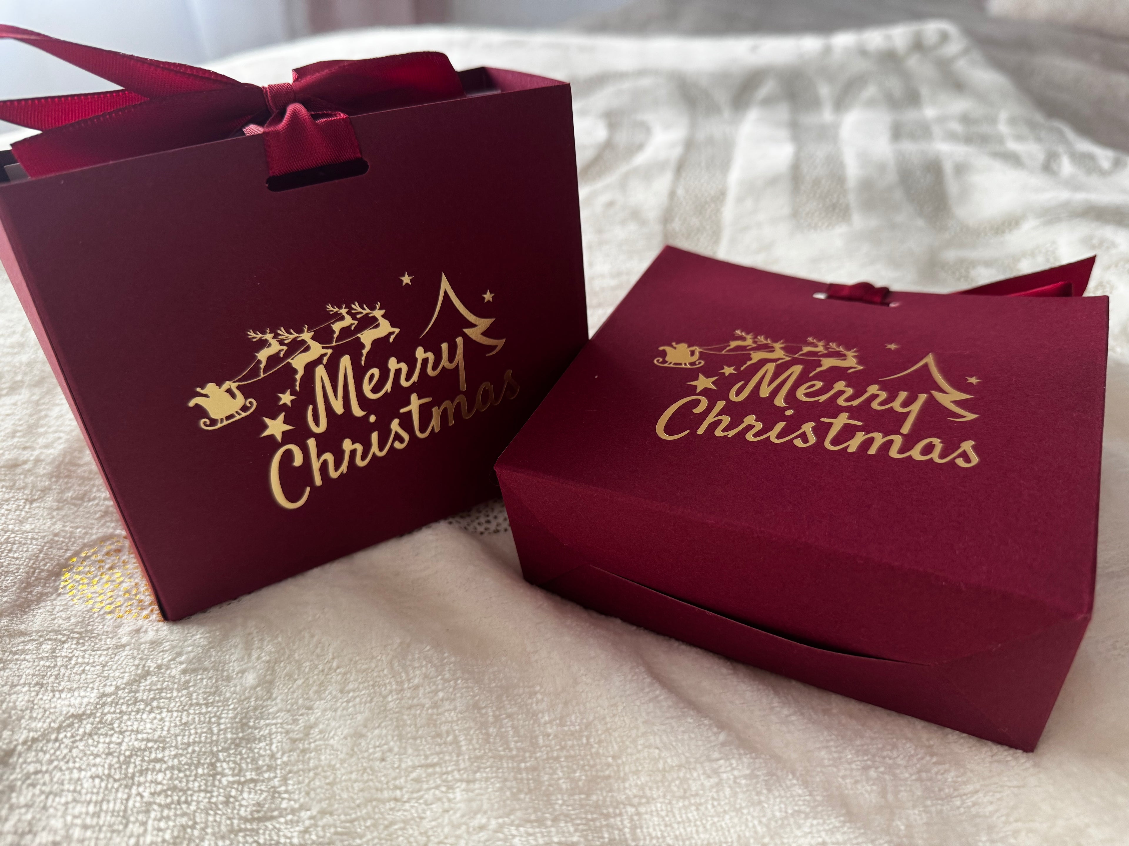 NaviWax ~ Cajita 4 Macarons Edición Navidad