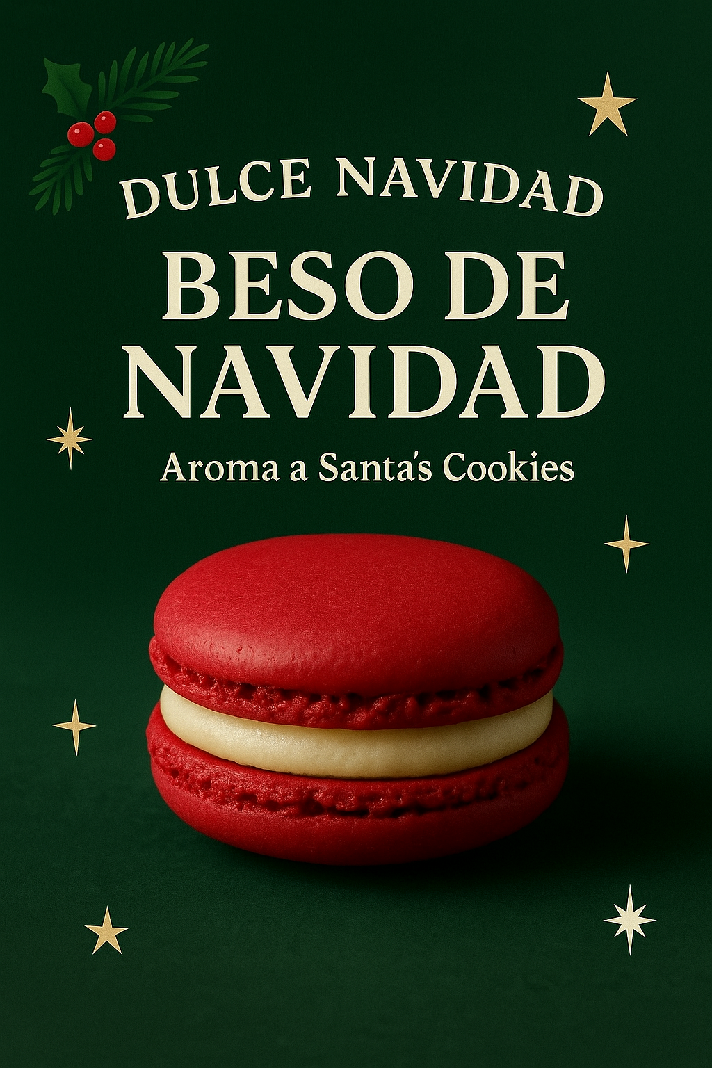 NaviWax ~ Cajita 4 Macarons Edición Navidad