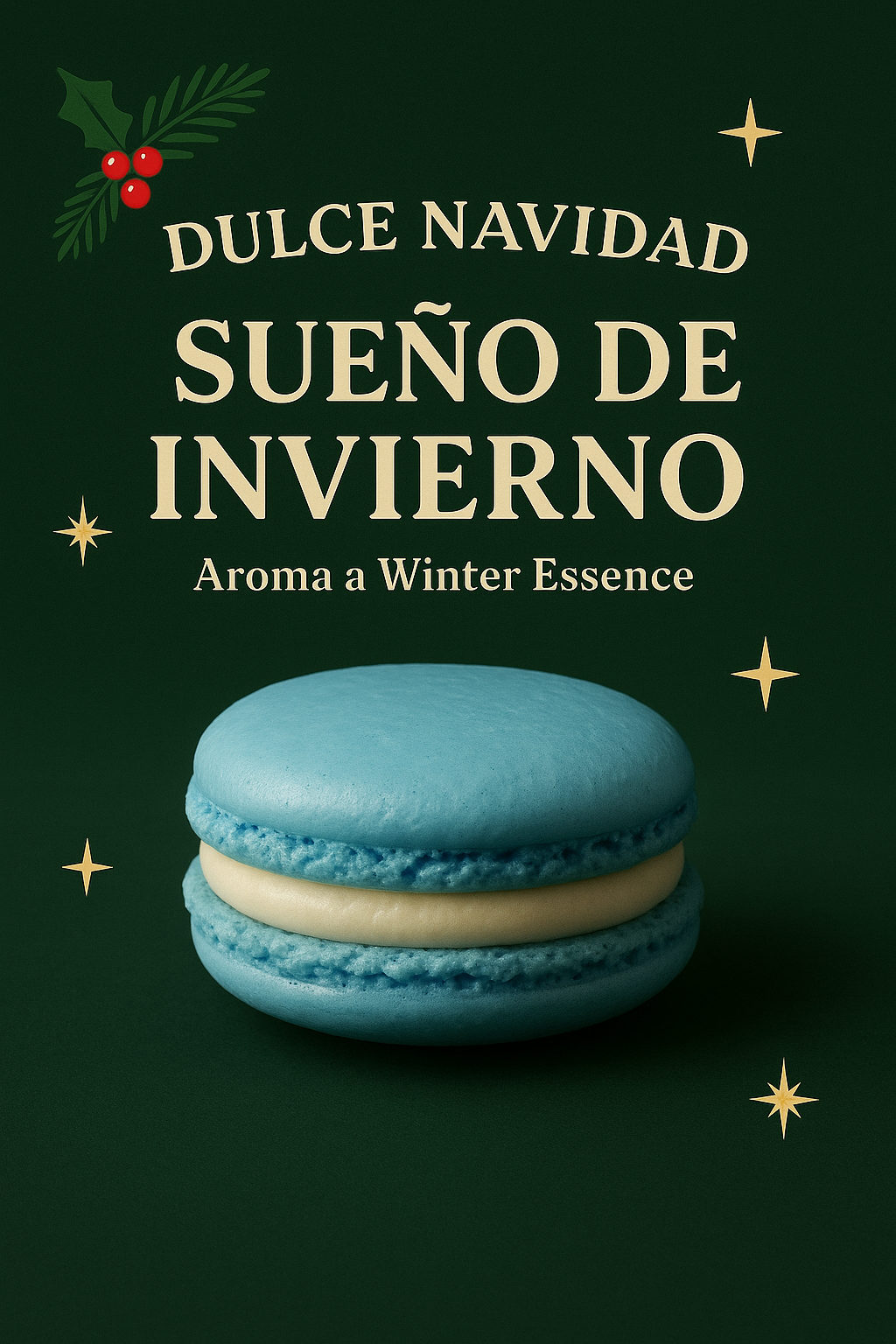 NaviWax ~ Cajita 4 Macarons Edición Navidad