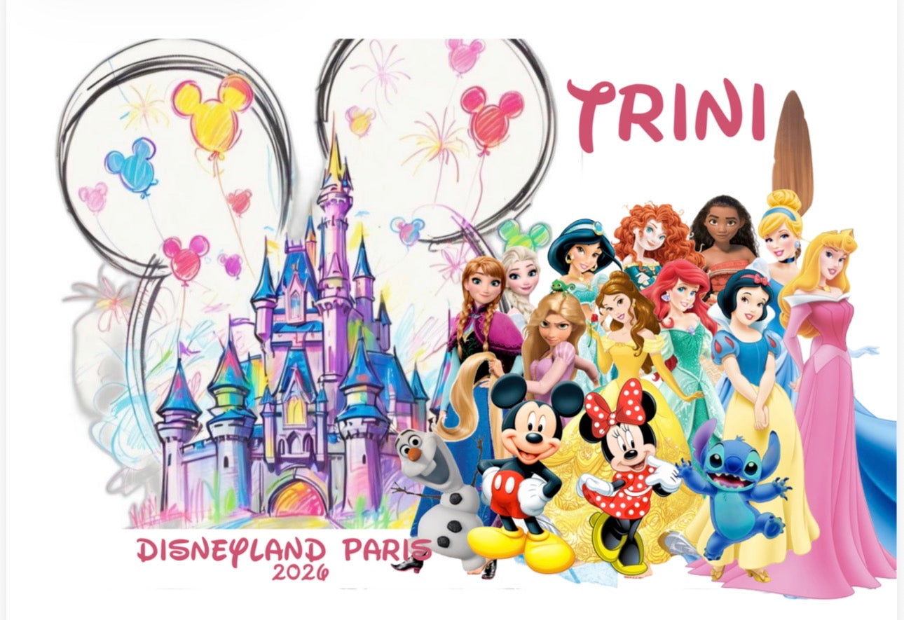 Libro de Firmas Disney Fondo Castillos