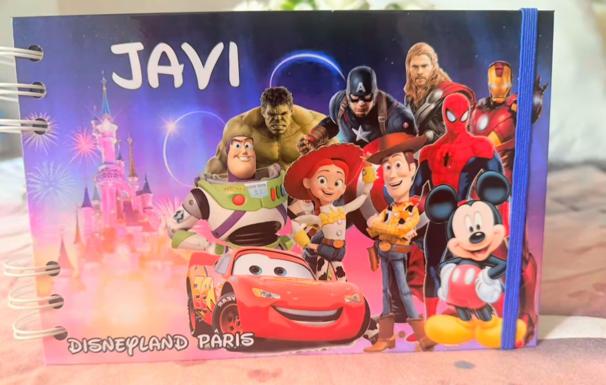 Libro de Firmas y Fotos Disney Fondo castillo aniversario