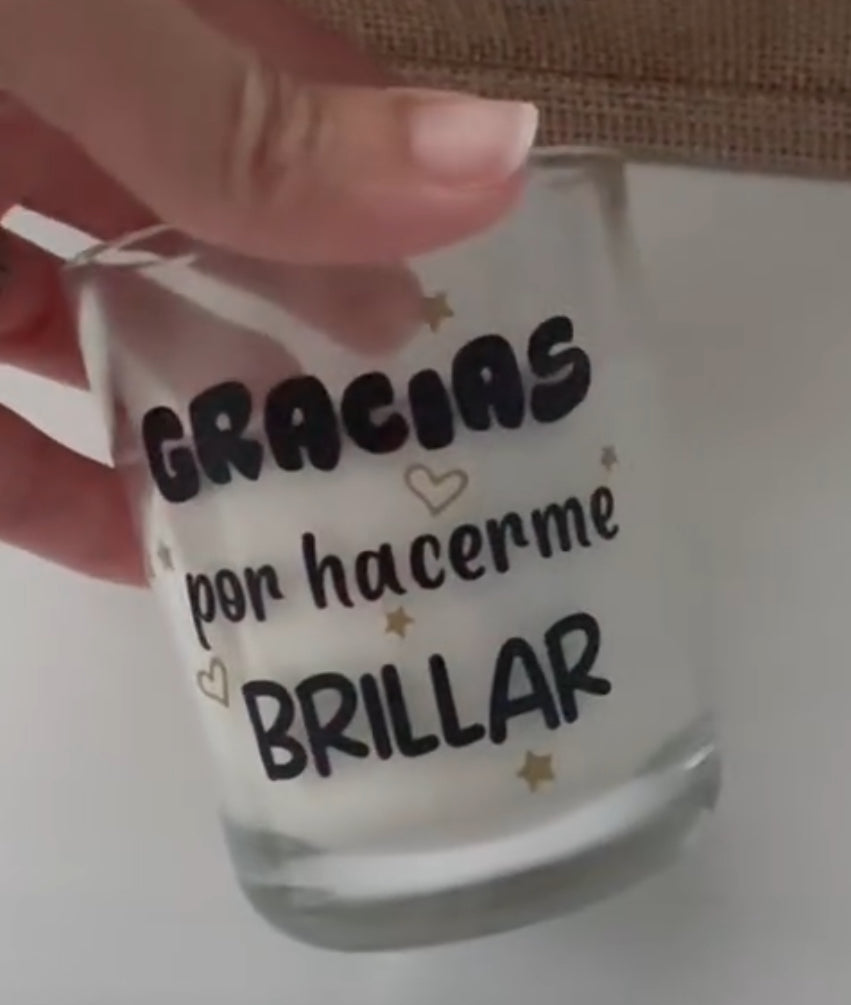 Vela “Gracias por hacernos Brillar”