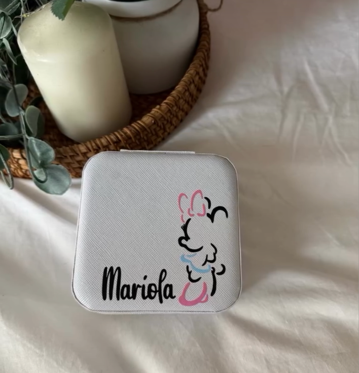 Joyeros personalizados Nombre y Minnie
