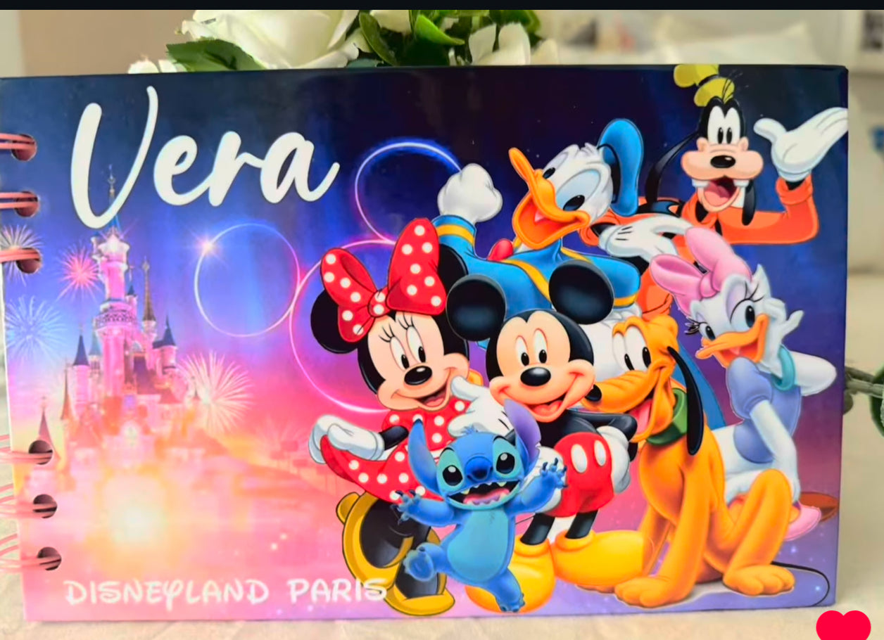 Libro de Firmas Disney Fondo Castillo Aniversario