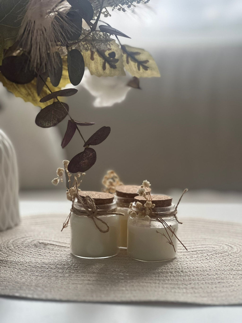 Bougie décorative à bulles
